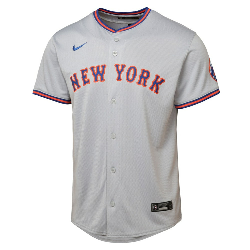 New York Mets Youth Road Limited Jersey - Gray Jerseys