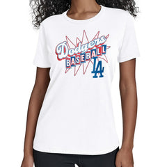 Los Angeles Dodgers Starter Women's Drive-In T-Shirt - White T-shirts