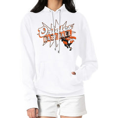 Baltimore Orioles Starter Women's Drive-In Pullover Hoodie - White Hoodies