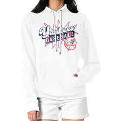 New York Yankees Starter Women's Drive-In Pullover Hoodie - White Hoodies