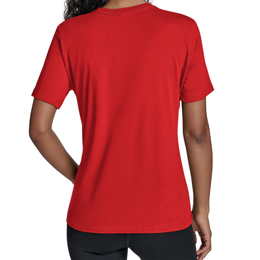 Los Angeles Angels Starter Women's Poster Print T-Shirt - Red T-shirts