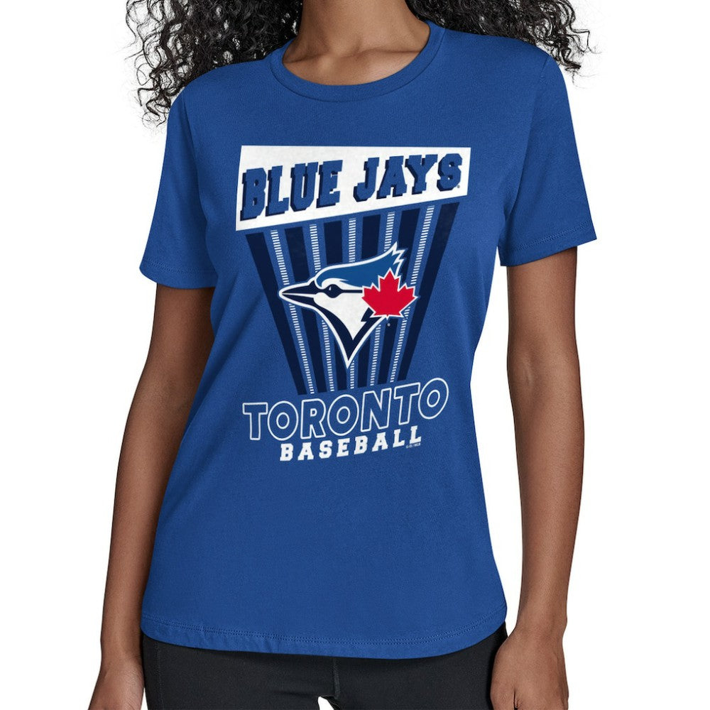 Toronto Blue Jays Starter Women's Poster Print T-Shirt - Royal T-shirts