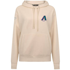 Arizona Diamondbacks Levelwear Women's Cooperstown Collection Adorn Core Logo Pullover Hoodie - Khaki Hoodies