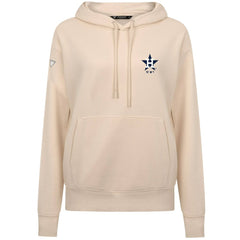 Houston Astros Levelwear Women's Cooperstown Collection Adorn Core Logo Pullover Hoodie - Khaki Hoodies
