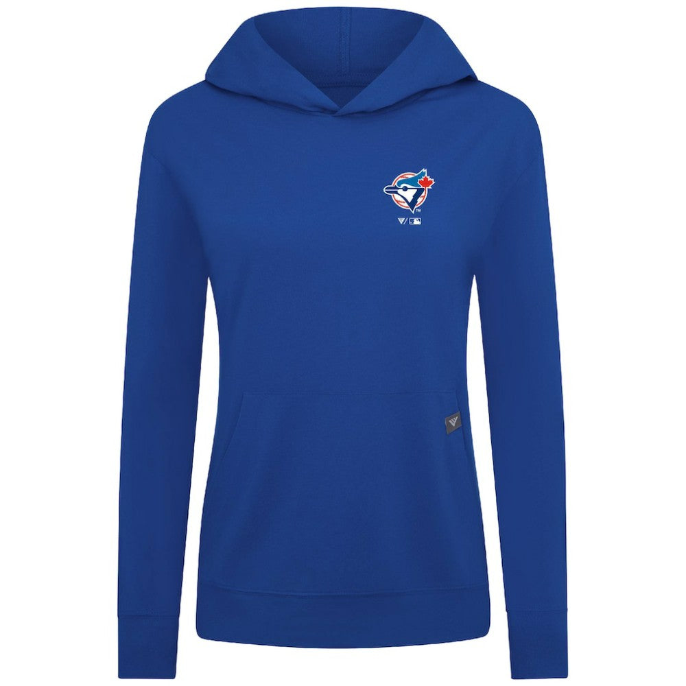 Toronto Blue Jays Levelwear Women's Cooperstown Collection Relay Core Logo Pullover Hoodie - Royal Hoodies