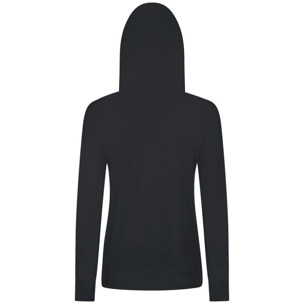 Colorado Rockies Levelwear Women's Cooperstown Collection Relay Core Logo Pullover Hoodie - Black Hoodies