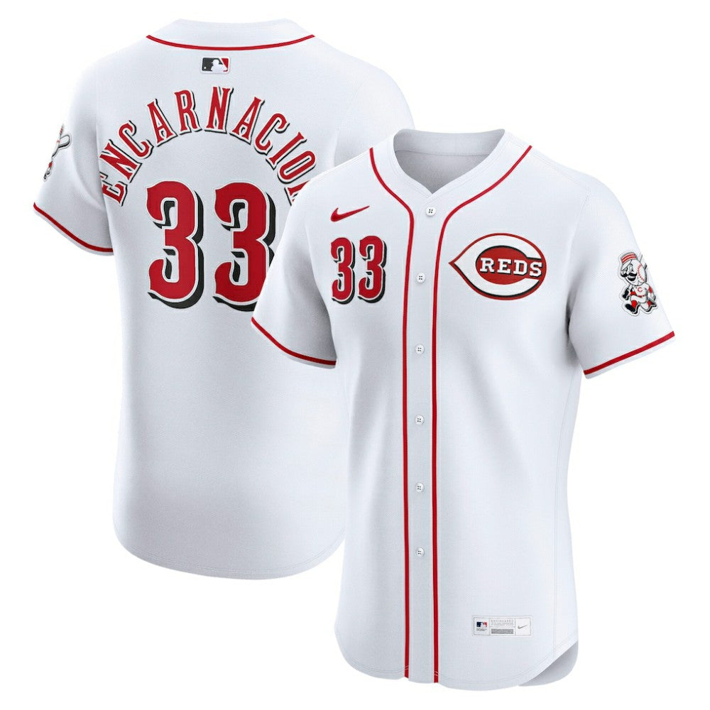 Christian Encarnacion-Strand Cincinnati Reds Nike Home Elite Jersey - White Jerseys