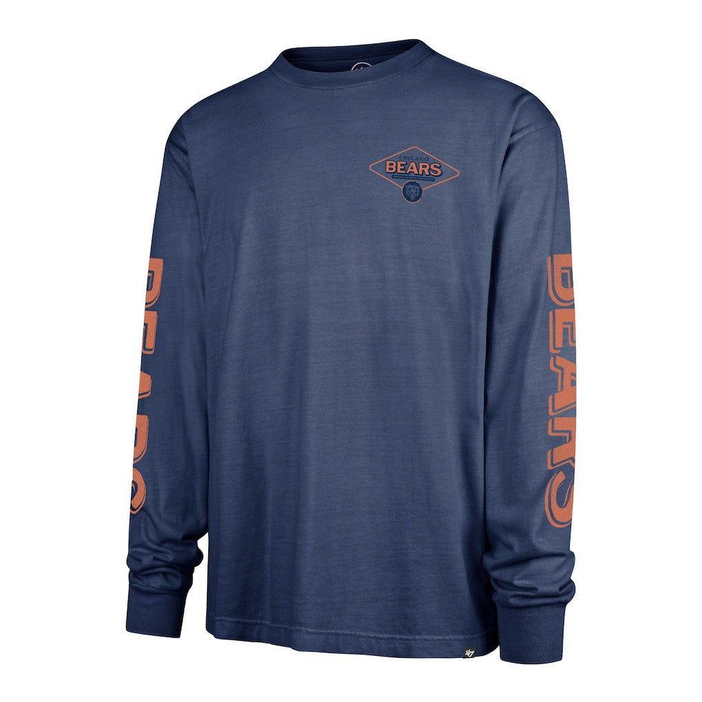 Chicago Bears '47 Cairn Ravine Foundation Long Sleeve T-Shirt Navy