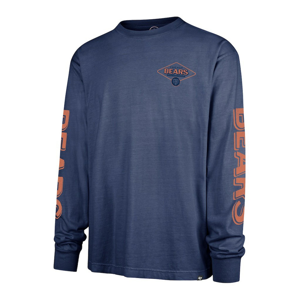 Chicago Bears '47 Cairn Ravine Foundation Long Sleeve T-Shirt Navy