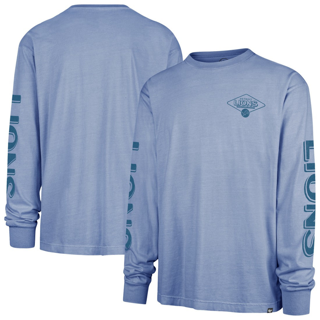 Detroit Lions '47 Cairn Ravine Foundation Long Sleeve T-Shirt Blue