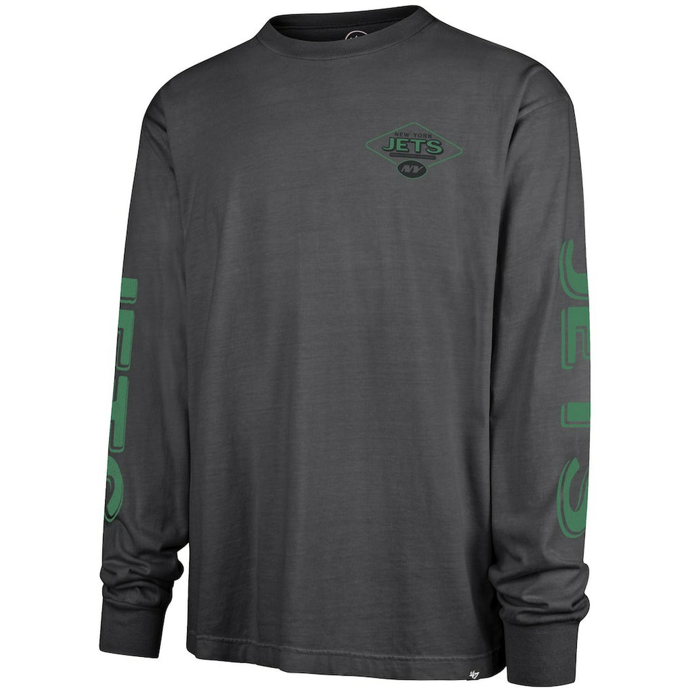 New York Jets '47 Cairn Ravine Foundation Long Sleeve T-Shirt Charcoal