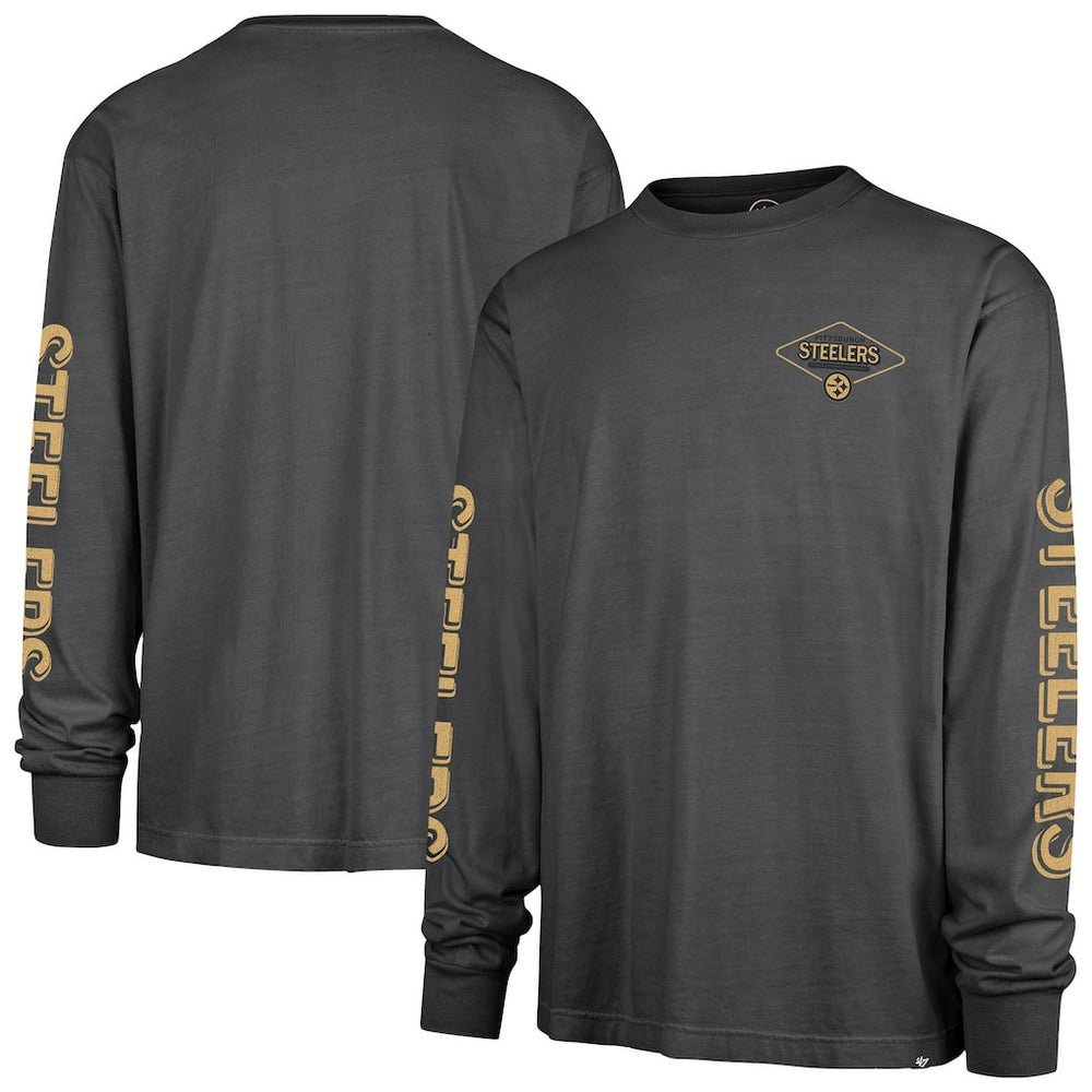 Pittsburgh Steelers '47 Cairn Ravine Foundation Long Sleeve T-Shirt Black