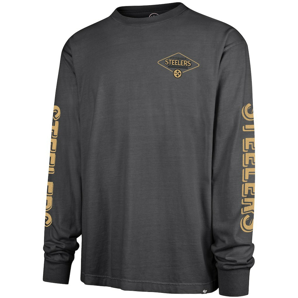 Pittsburgh Steelers '47 Cairn Ravine Foundation Long Sleeve T-Shirt Black
