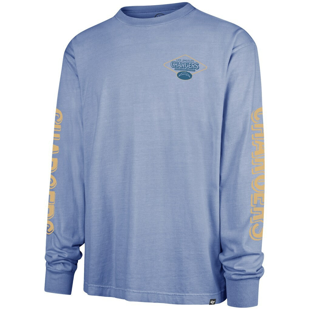 Los Angeles Chargers '47 Cairn Ravine Foundation Long Sleeve T-Shirt Powder Blue
