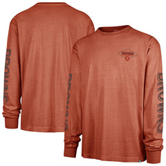 Cleveland Browns '47 Cairn Ravine Foundation Throwback Long Sleeve T-Shirt Orange