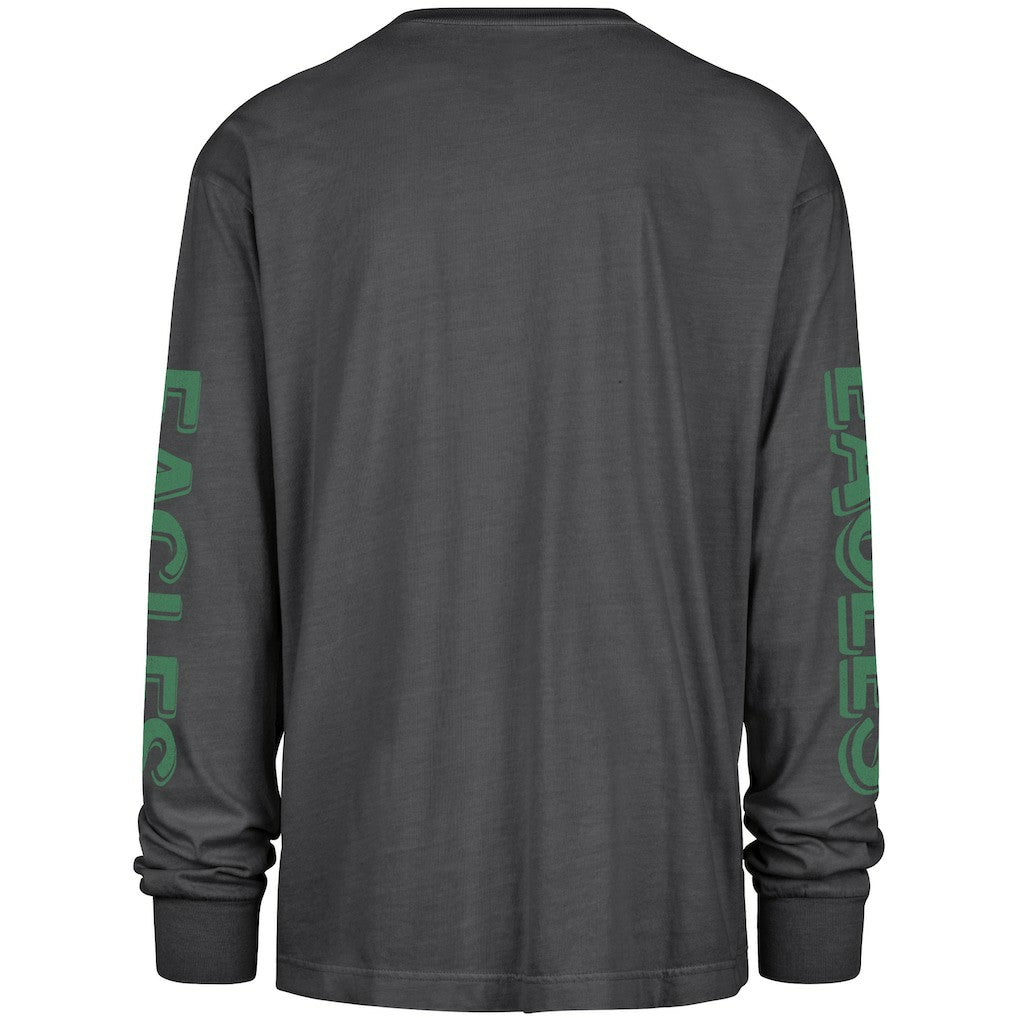 Philadelphia Eagles '47 Cairn Ravine Foundation Throwback Long Sleeve T-Shirt Black