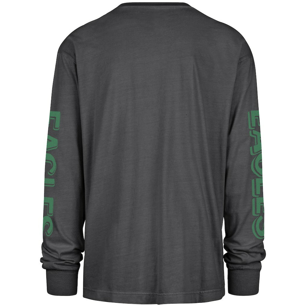 Philadelphia Eagles '47 Cairn Ravine Foundation Throwback Long Sleeve T-Shirt Black