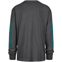 Miami Dolphins '47 Cairn Ravine Foundation Throwback Long Sleeve T-Shirt Black