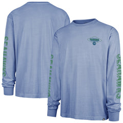 Seattle Seahawks '47 Cairn Ravine Foundation Throwback Long Sleeve T-Shirt Blue
