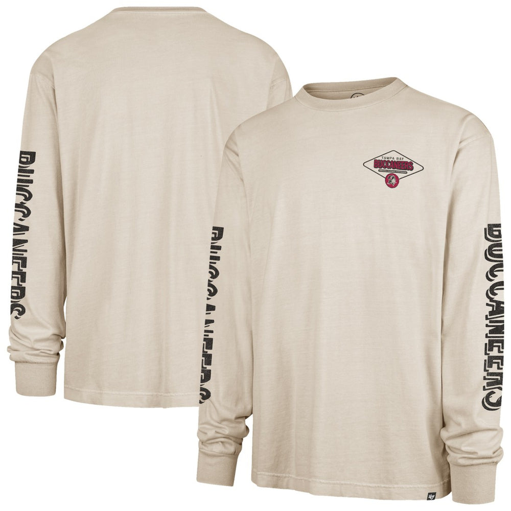Tampa Bay Buccaneers '47 Cairn Ravine Foundation Throwback Long Sleeve T-Shirt Tan
