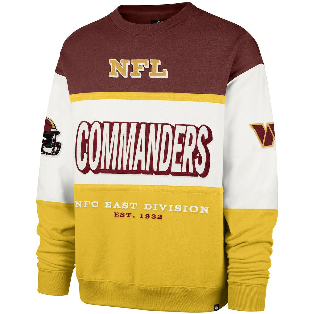 Washington Commanders '47 Breeze Maximalist Sweatshirt Burgundy/Gold