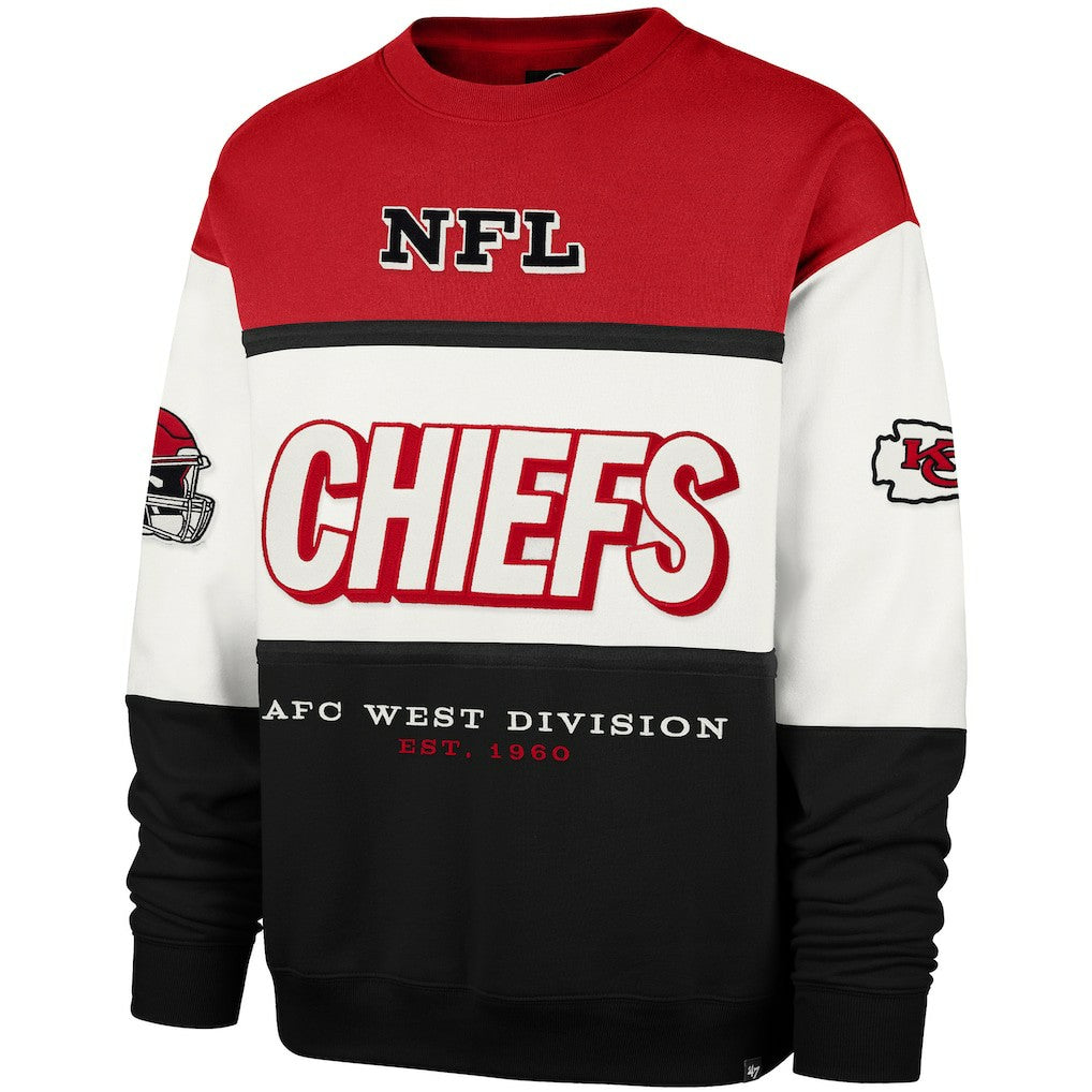 Kansas City Chiefs '47 Breeze Maximalist Sweatshirt Red/Black