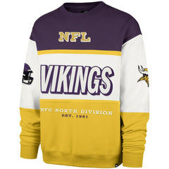 Minnesota Vikings '47 Breeze Maximalist Sweatshirt Purple/Gold