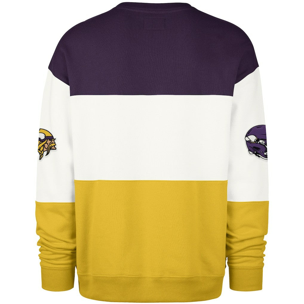Minnesota Vikings '47 Breeze Maximalist Sweatshirt Purple/Gold