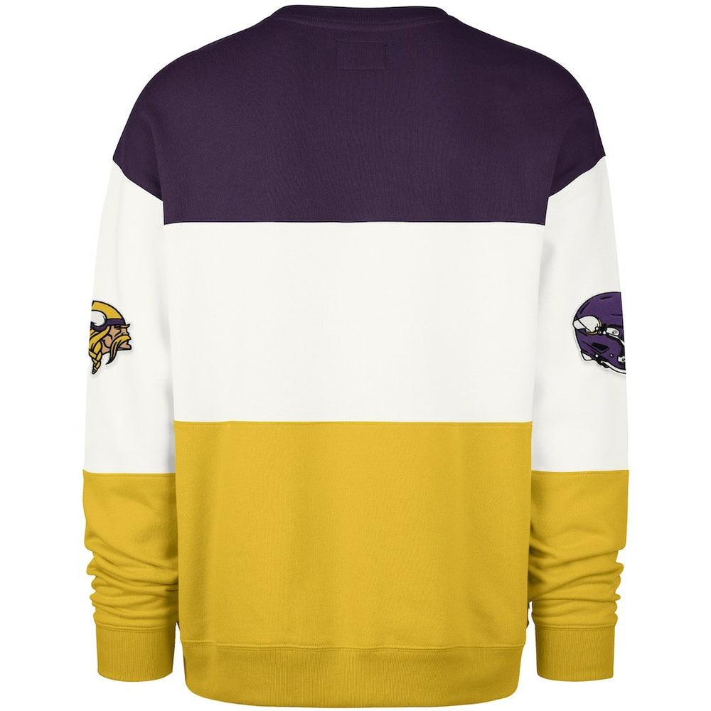 Minnesota Vikings '47 Breeze Maximalist Sweatshirt Purple/Gold