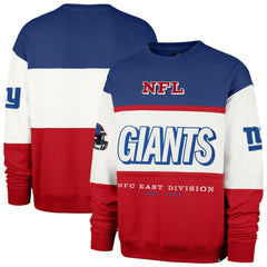 New York Giants '47 Breeze Maximalist Sweatshirt Royal/Red