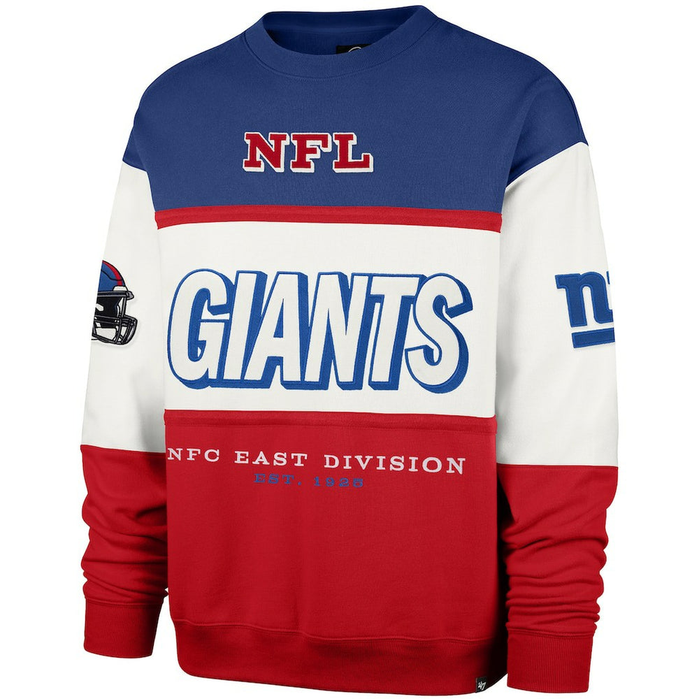 New York Giants '47 Breeze Maximalist Sweatshirt Royal/Red