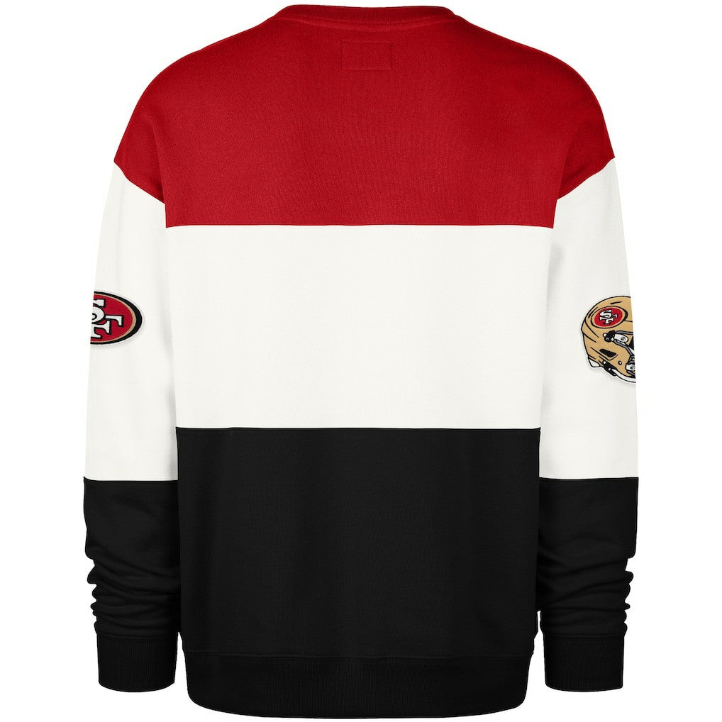 San Francisco 49ers '47 Breeze Maximalist Sweatshirt Scarlet/Black