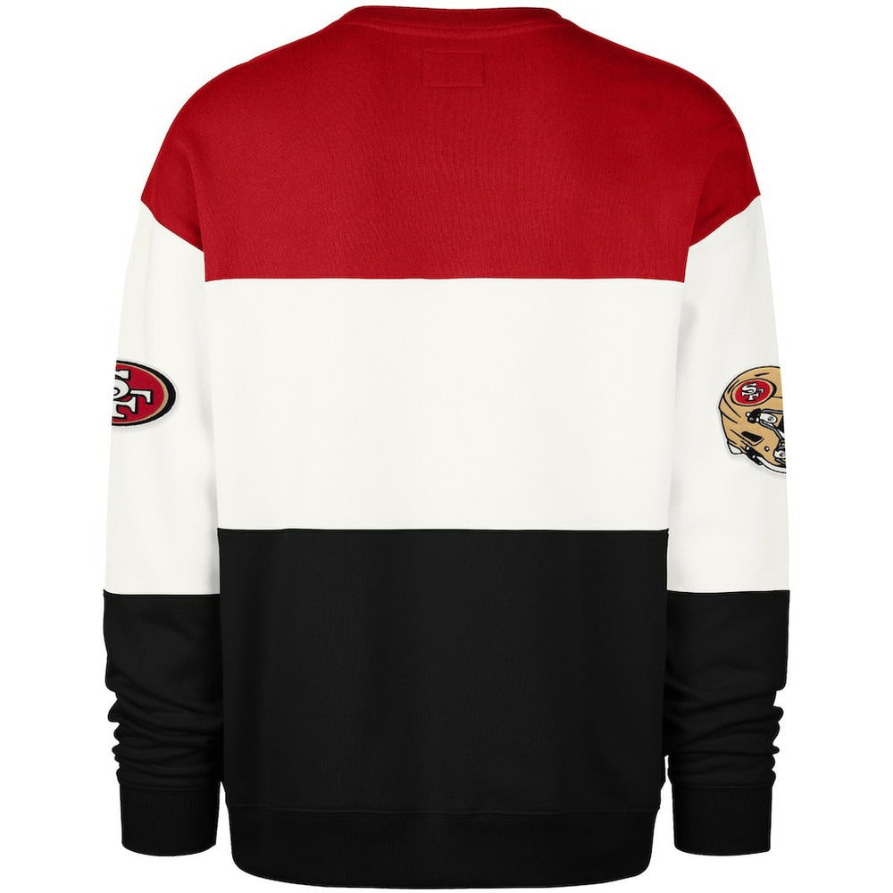 San Francisco 49ers '47 Breeze Maximalist Sweatshirt Scarlet/Black