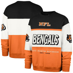 Cincinnati Bengals '47 Breeze Maximalist Sweatshirt Black/Orange
