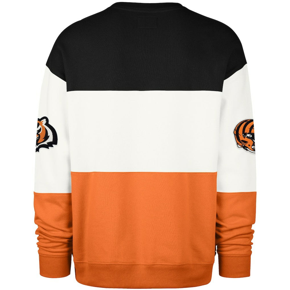 Cincinnati Bengals '47 Breeze Maximalist Sweatshirt Black/Orange