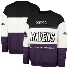 Baltimore Ravens '47 Breeze Maximalist Sweatshirt Black/Purple