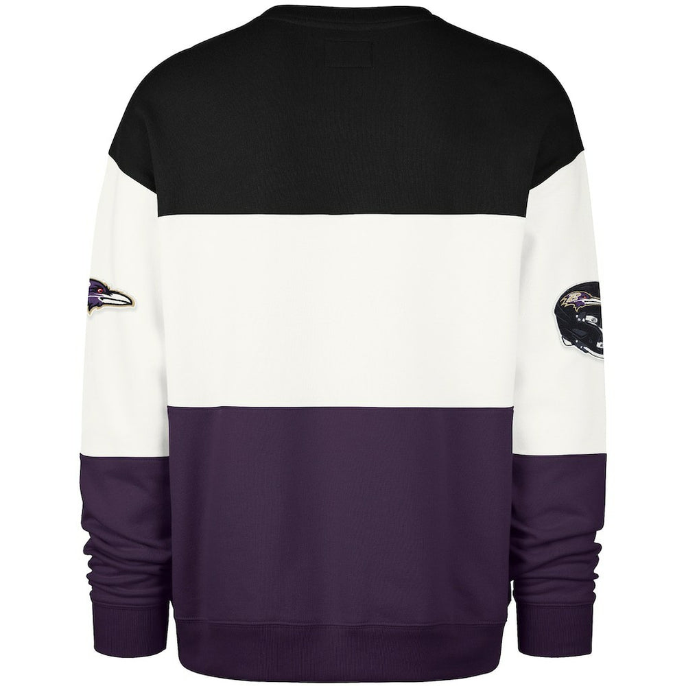 Baltimore Ravens '47 Breeze Maximalist Sweatshirt Black/Purple