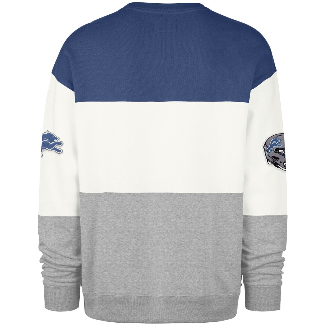 Detroit Lions '47 Breeze Maximalist Sweatshirt Blue/Gray