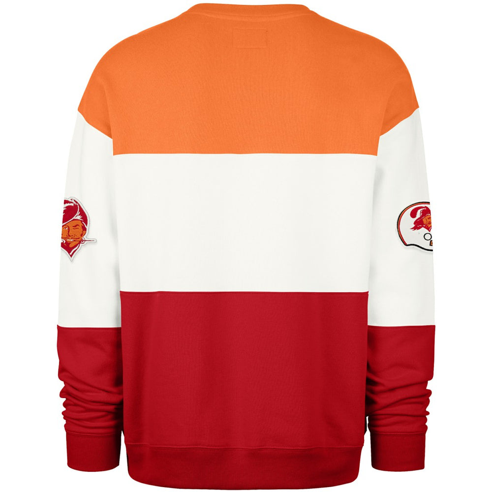 Tampa Bay Buccaneers '47 Throwback Breeze Maximalist Sweatshirt Orange/Red