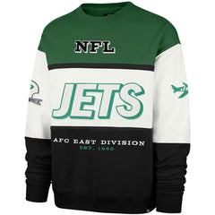 New York Jets '47 Throwback Breeze Maximalist Sweatshirt Kelly Green/Black