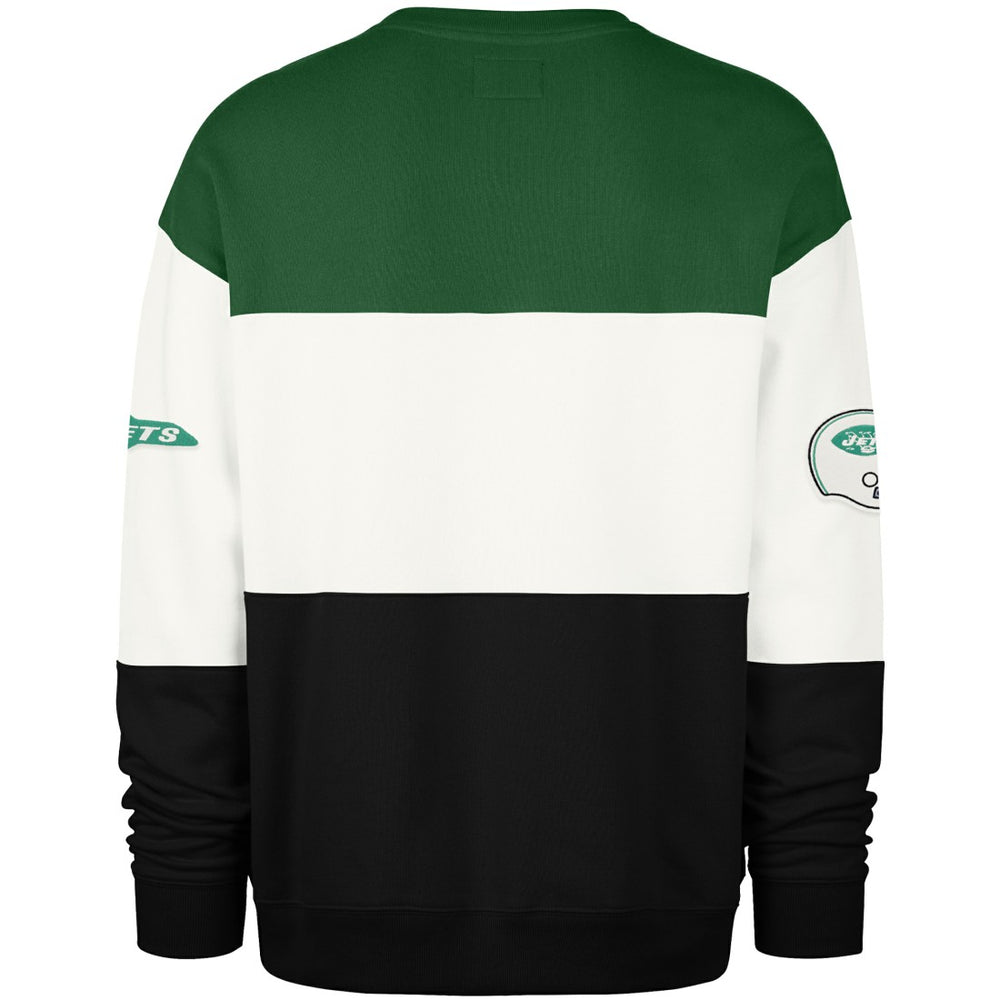 New York Jets '47 Throwback Breeze Maximalist Sweatshirt Kelly Green/Black