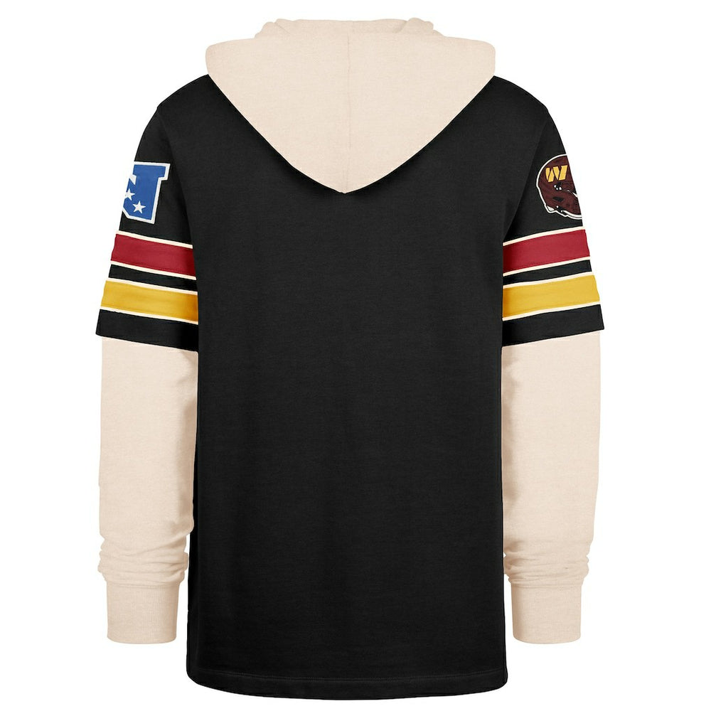 Washington Commanders '47 Split Zone Cornerback Duo Hoodie Black