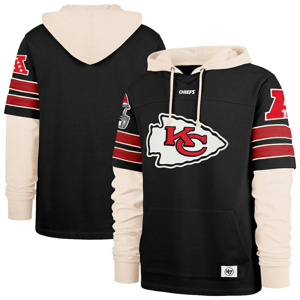 Kansas City Chiefs '47 Split Zone Cornerback Duo Hoodie Black