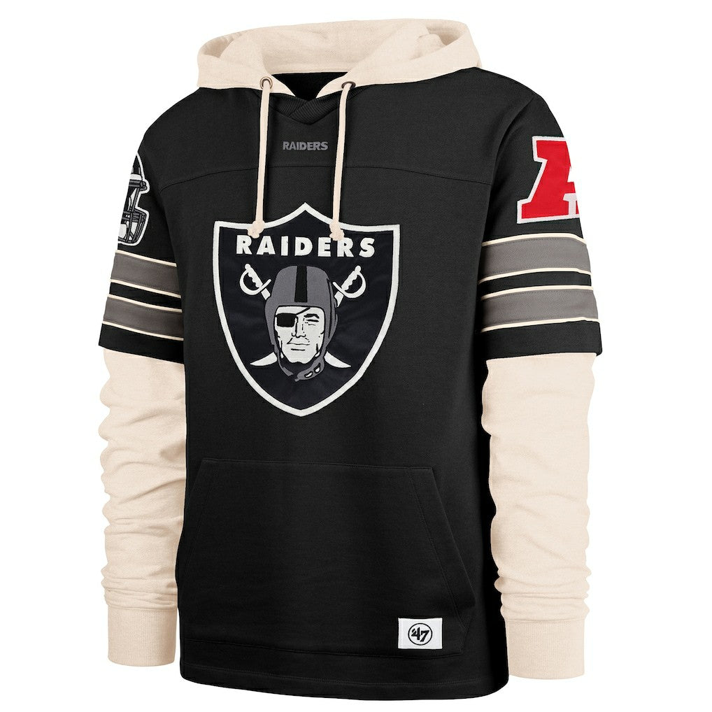 Las Vegas Raiders '47 Split Zone Cornerback Duo Hoodie Black