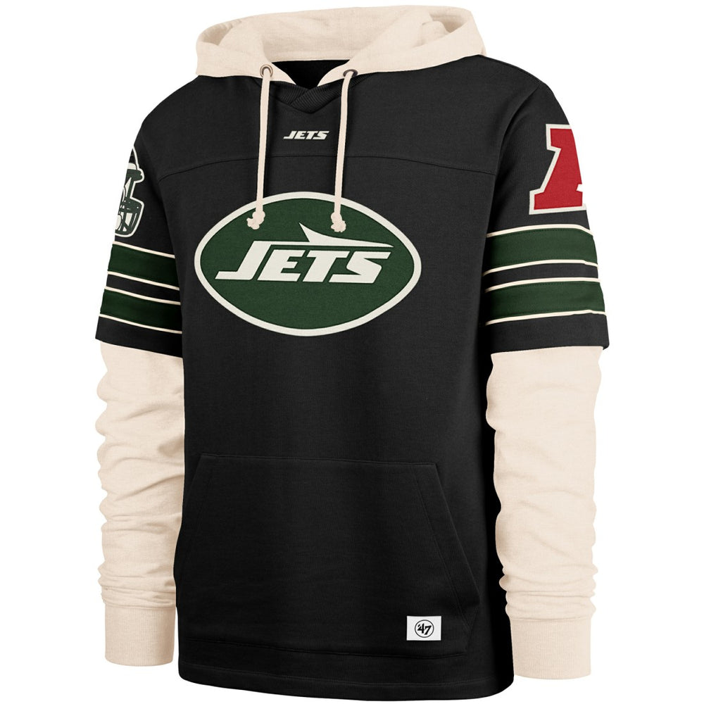 New York Jets '47 Split Zone Cornerback Duo Hoodie Black