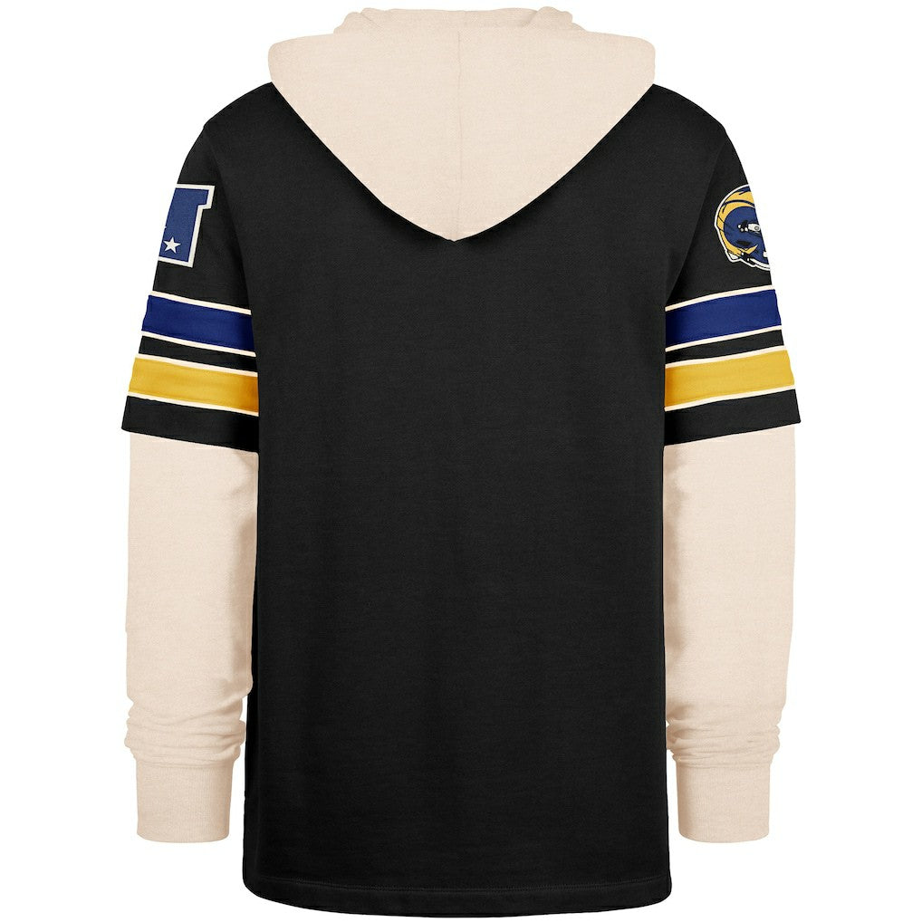 Los Angeles Rams '47 Split Zone Cornerback Duo Hoodie Black