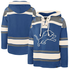 Detroit Lions '47 Men's Superior Lacer Hoodie Blue