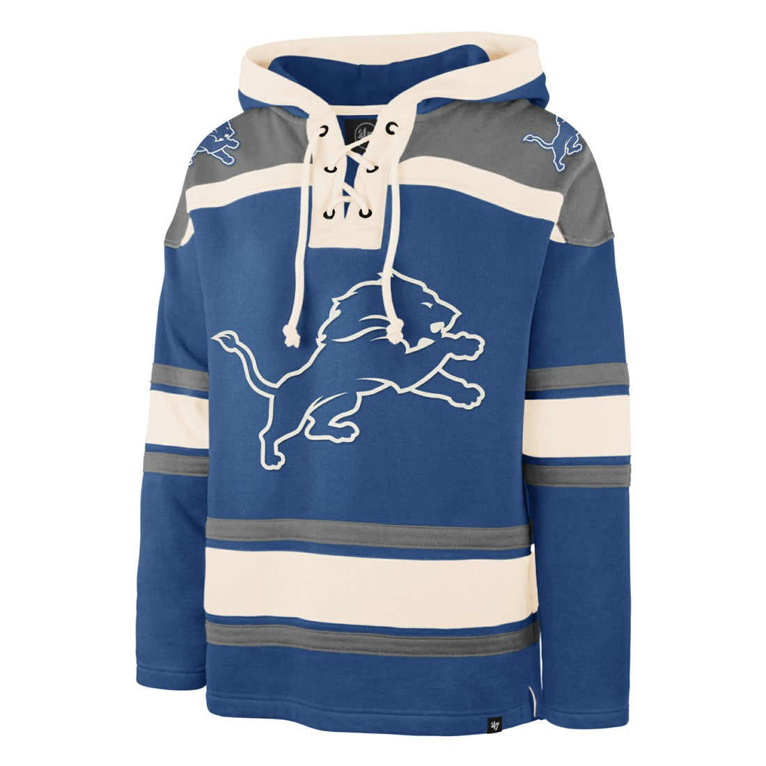 Detroit Lions '47 Men's Superior Lacer Hoodie Blue