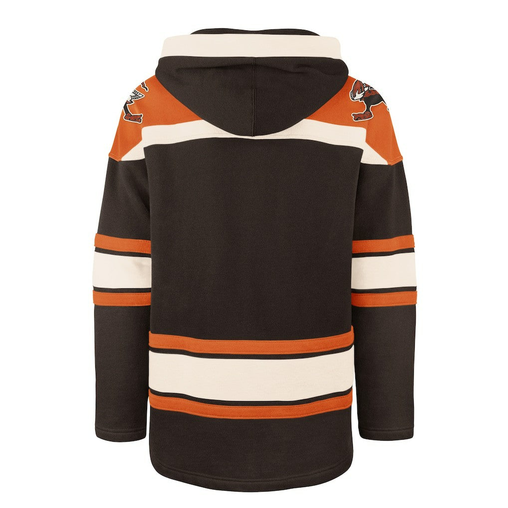 Cleveland Browns '47 Throwback Superior Lacer Hoodie Brown