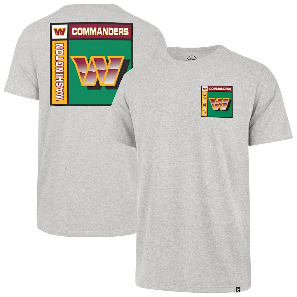 Washington Commanders '47 Chrome Plate Franklin T-Shirt Gray